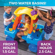 From unique water art to an imaginative toy car wash, the creativity will be flowing as fast as the water from your garden hose. Car Wash Splash Center Kids Sand Water Play Step2