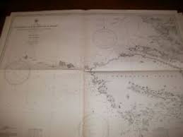 Details About Vintage Nautical Maritime Chart Nw Part Of Vancouver Island British Columbia