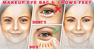 how to makeup conceal under eye bags