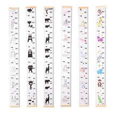 Us 4 05 22 Off Props Wooden Wall Hanging Baby Height Measure Ruler Wall Sticker Decorative Child Kids Growth Chart For Bedroom Home Decoration In