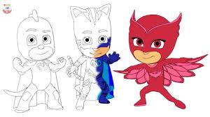 Please find your favorite images to download, print and color in your . Pj Masks Coloring Pages Coloring Home