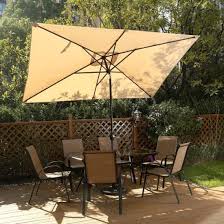 Rectangular Patio Umbrella Outdoor Uv