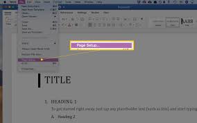 how to change the paper size in word
