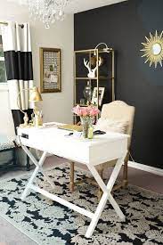 black white and gold office decor ideas