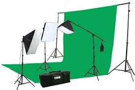 Ephoto 10 X 20 Large Chromakey Chroma Key Green Screen Support Stands 3 Point Continuous Video Photography Lighting Kit H9004sb 1020g Plarrys55