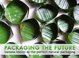 banana leaves as natural packaging