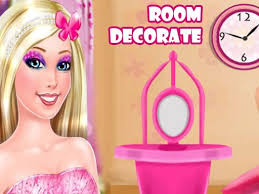 barbie room decorate game play barbie