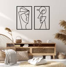 Picasso Faces Metal Wall Art Abstract