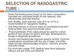 Nasogastric Tube Insertion And Feeding