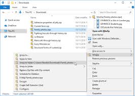 Quick Examples Of How To Unzip With Winzip Winzip Knowledgebase
