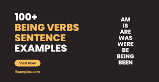 being verbs sentence 99 exles