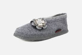 Giesswein Engadine Gris Slippers On La Botte Chantilly