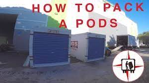 pods with items from storage units