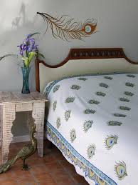 peacock bedspread feather bedspread