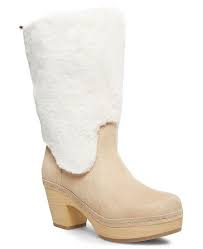 Sanza Faux Fur Clog Boots