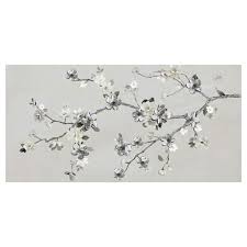 Galvanized Metal Cherry Blossom Wall