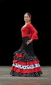 professional spanish woman dances
