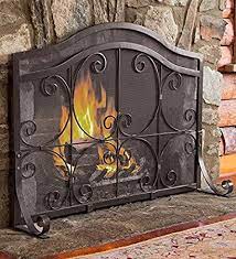 Plow Hearth Metal Fireplace Screen