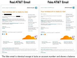 fake at t emails to install malware