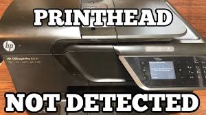 hp officejet pro printhead missing or