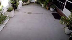 how to clean a concrete patio without a