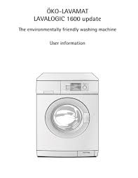 • make sure the door is closed all the way and try to start the cycle. Electrolux 1600 User S Manual Manualzz