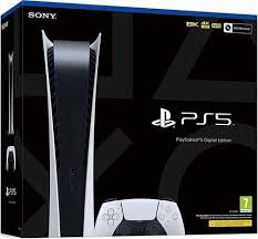 new sony ps5 digital edition with 1