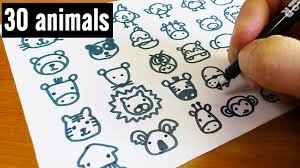 Check spelling or type a new query. How To Draw 30 Animals Cute Doodle Kawaii Easy Doodle Youtube