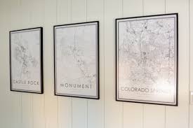 diffe ways to frame a map for your home