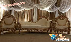 bride groom wedding sofa set