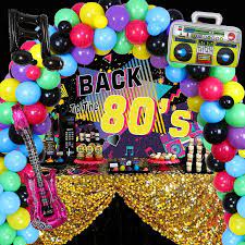 80s Theme Birthday Party gambar png