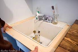 Diy Utility Sink Makeover Timeless