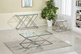 Sophie Gl7701 3 Pc Coffee Table Set