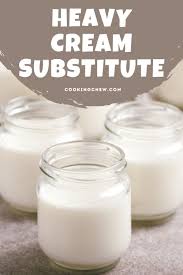 what is a subsute for heavy cream