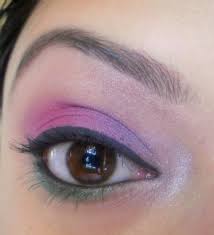 purple green and silver eye makeup tutorial