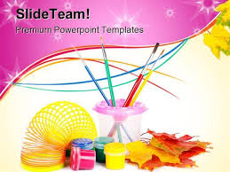 Paint Fun Art Powerpoint Templates And Powerpoint