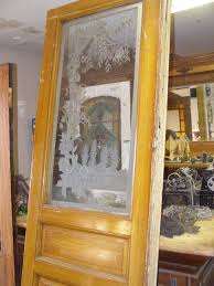 Etched Glass Door Antique Doors