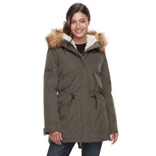 Womens S13 Canyon Hooded Faux Fur Trim Parka Products