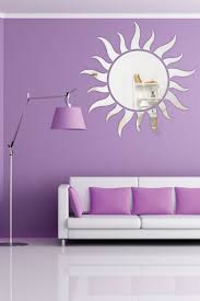 Wall Decal Reflective Mirror Finish