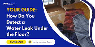 detect a water leak under the floor