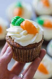 carrot cake cupcakes with best frosting