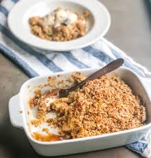 salted apple crumble with instant oats