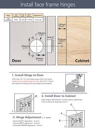 cabinet hinges american face frame