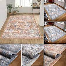non slip traditional rugs area carpets