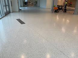 installing an epoxy terrazzo floor