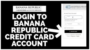banana republic credit card account