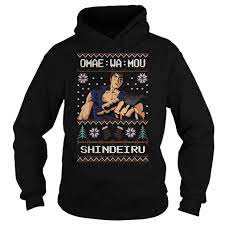Omae wa mou shindeiru ugly christmas sweater, hoodie and longsleeve shirt