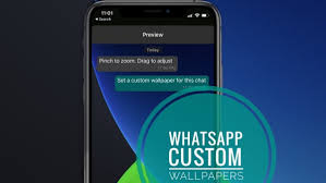 change whatsapp wallpaper on iphone