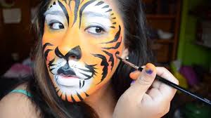 tiger facepaint tutorial new and