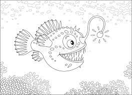You can use our amazing online tool to color and edit the following angler fish coloring pages. Anglerfish Hunting Deep In A Sea Stock Vector Illustration Of Deep Angler 117077067